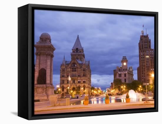 Clinton Square, Syracuse, New York State, United States of America, North America-Richard Cummins-Framed Premier Image Canvas