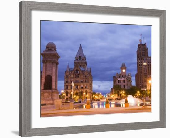 Clinton Square, Syracuse, New York State, United States of America, North America-Richard Cummins-Framed Photographic Print