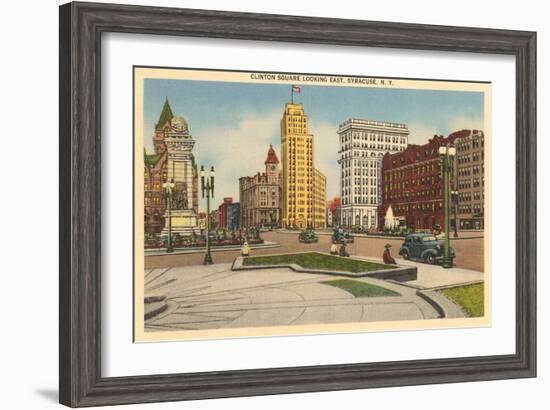 Clinton Square, Syracuse, New York-null-Framed Art Print