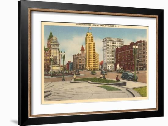 Clinton Square, Syracuse, New York-null-Framed Art Print