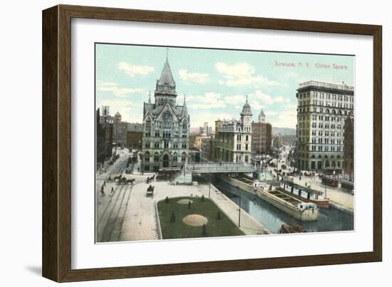 Clinton Square, Syracuse, New York-null-Framed Art Print