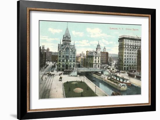 Clinton Square, Syracuse, New York-null-Framed Art Print