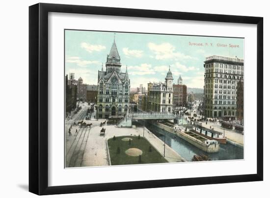 Clinton Square, Syracuse, New York-null-Framed Art Print
