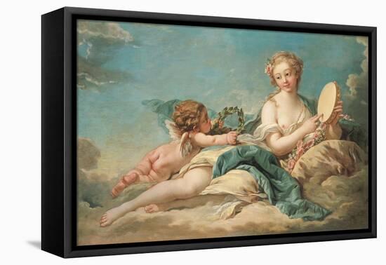 Clio, the Muse of History and Song, 1758-Francois Boucher-Framed Premier Image Canvas
