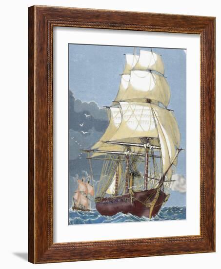 Clipper, 19th Century-Prisma Archivo-Framed Photographic Print