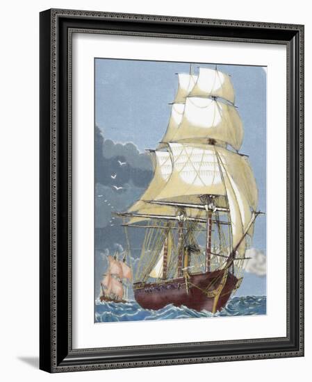 Clipper, 19th Century-Prisma Archivo-Framed Photographic Print