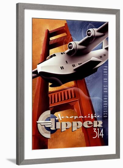 Clipper 314-Michael L^ Kungl-Framed Art Print