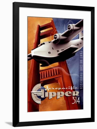 Clipper 314-Michael L^ Kungl-Framed Art Print