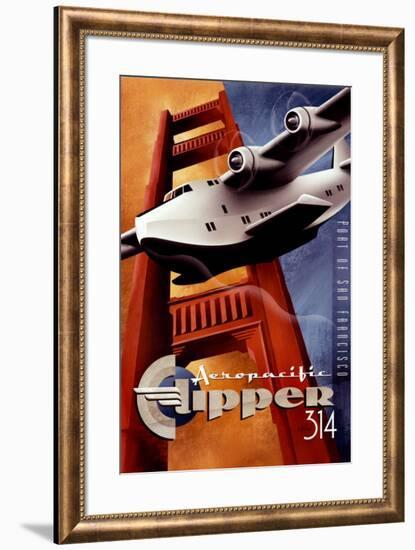 Clipper 314-Michael L^ Kungl-Framed Art Print