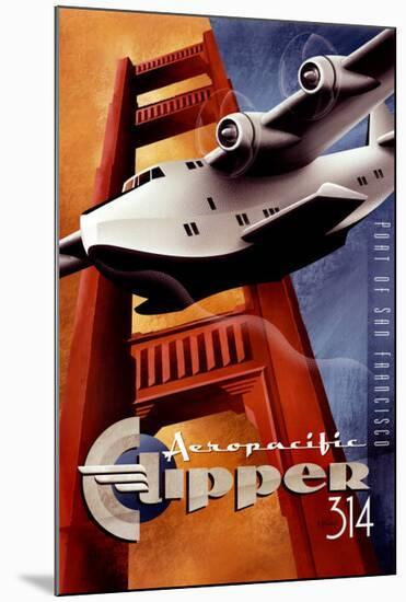 Clipper 314-Michael L^ Kungl-Mounted Art Print