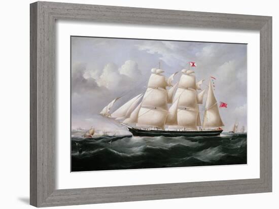 Clipper Barque 'Procymatia' Off Dover-Richard B. Spencer-Framed Giclee Print