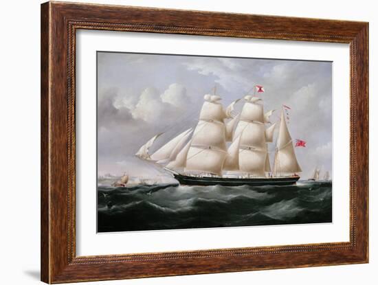 Clipper Barque 'Procymatia' Off Dover-Richard B. Spencer-Framed Giclee Print