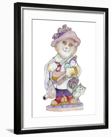 Clipper Cat-Bill Bell-Framed Giclee Print