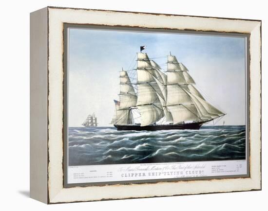 Clipper Ship Flying Cloud, 1851-1907-E Brown Jr-Framed Premier Image Canvas