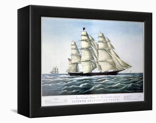 Clipper Ship Flying Cloud, 1851-1907-E Brown Jr-Framed Premier Image Canvas