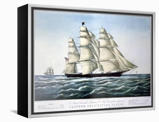 Clipper Ship Flying Cloud, 1851-1907-E Brown Jr-Framed Premier Image Canvas