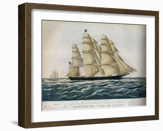 'Clipper Ship: Flying Cloud', 1852-E Brown Jr-Framed Giclee Print