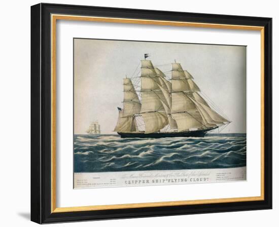 'Clipper Ship: Flying Cloud', 1852-E Brown Jr-Framed Giclee Print