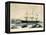 Clipper Ship Red Jacket-Currier & Ives-Framed Premier Image Canvas