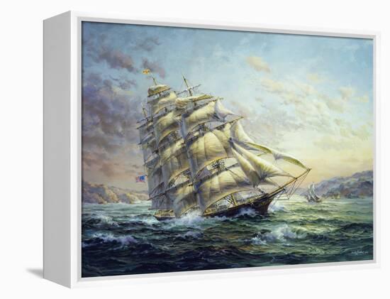 Clipper Ship Surprise-Nicky Boehme-Framed Premier Image Canvas
