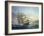 Clipper Ship Surprise-Nicky Boehme-Framed Giclee Print