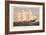 Clipper Ship Three Brothers, 2972 Tons, Largest Sailing Ship in the World-null-Framed Art Print