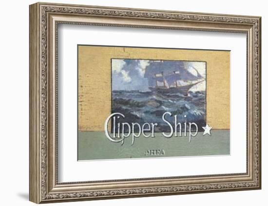 Clipper Ship-Robert LaDuke-Framed Art Print