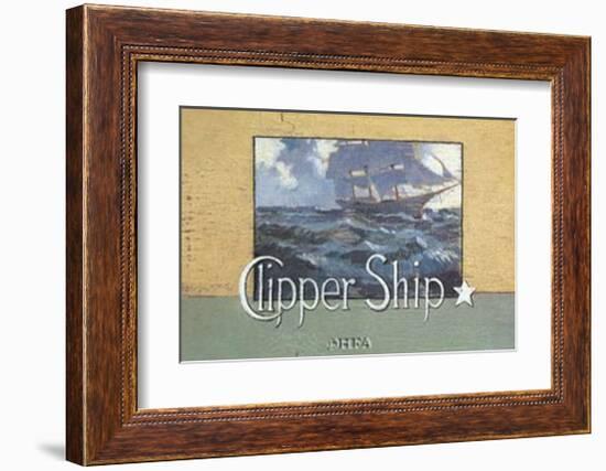 Clipper Ship-Robert LaDuke-Framed Art Print