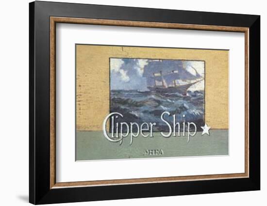 Clipper Ship-Robert LaDuke-Framed Art Print