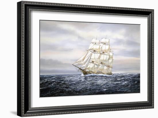 Clipper Ship-Jack Wemp-Framed Giclee Print