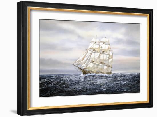 Clipper Ship-Jack Wemp-Framed Giclee Print