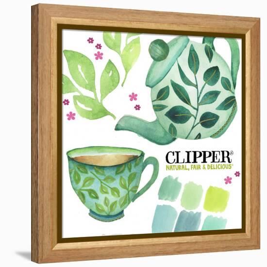 Clipper Tea-Elizabeth Rider-Framed Premier Image Canvas