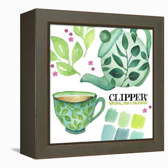 Clipper Tea-Elizabeth Rider-Framed Premier Image Canvas