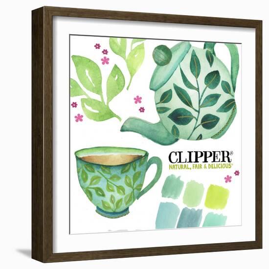 Clipper Tea-Elizabeth Rider-Framed Giclee Print