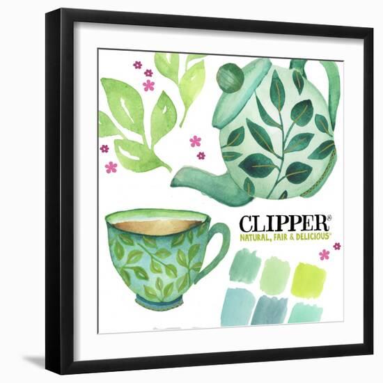 Clipper Tea-Elizabeth Rider-Framed Giclee Print