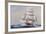 Clipper Under Full Sail-J^ Spurling-Framed Giclee Print