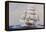 Clipper Under Full Sail-J^ Spurling-Framed Premier Image Canvas