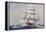 Clipper Under Full Sail-J^ Spurling-Framed Premier Image Canvas