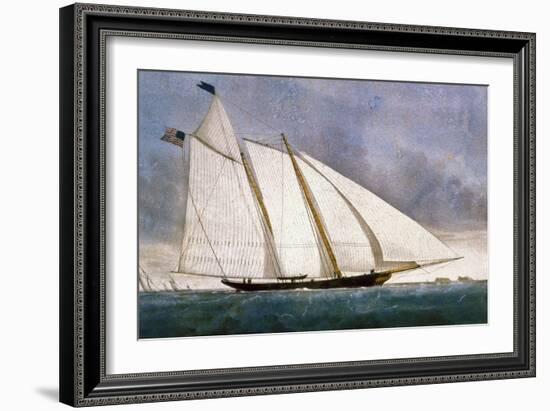 Clipper Yacht 'America'-Currier & Ives-Framed Giclee Print