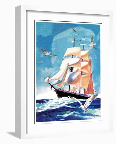 Clippership - Child Life-Henry Pitz-Framed Giclee Print