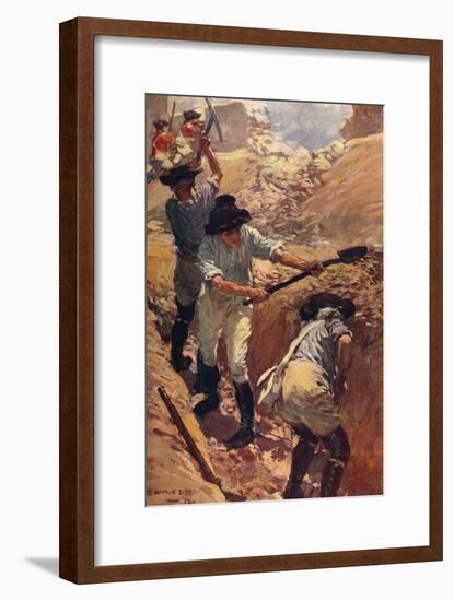 'Clive in the Trenches at Arcot', 1751 (c1912)-Unknown-Framed Giclee Print