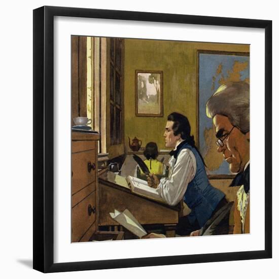 Clive Joined the Military Forces When the French Marched on Madras-Alberto Salinas-Framed Giclee Print