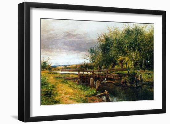 Clive Lock, on the Thames, 1873-Benjamin Williams Leader-Framed Giclee Print