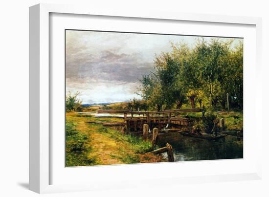 Clive Lock, on the Thames, 1873-Benjamin Williams Leader-Framed Giclee Print