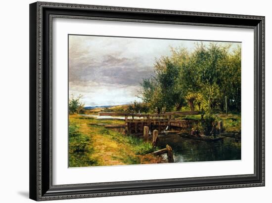 Clive Lock, on the Thames, 1873-Benjamin Williams Leader-Framed Giclee Print