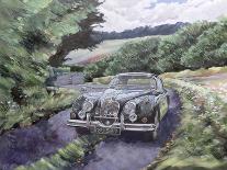 Jaguar Xk150 Cruising-Clive Metcalfe-Giclee Print