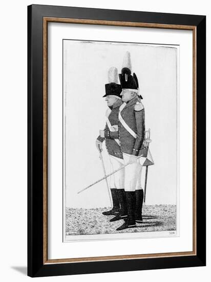 Clive of India and Major Skey, 1798-John Kay-Framed Giclee Print