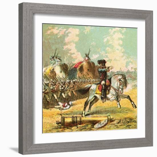 Clive's Victories in India-English-Framed Giclee Print