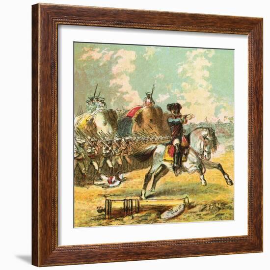 Clive's Victories in India-English-Framed Giclee Print