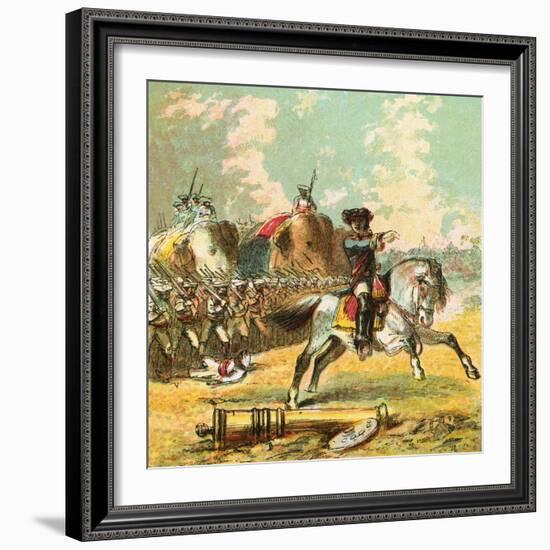 Clive's Victories in India-English-Framed Giclee Print